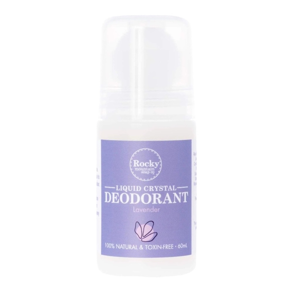 ROCKY MOUNTAIN SOAP CO. LAVENDER LIQUID CRYSTAL DEODORANT 60ML (1PC) - BRAND NEW